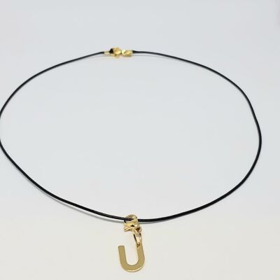 Alphabet choker letter U