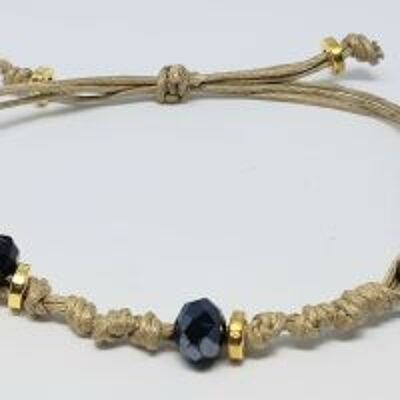 Crystal knots bracelet