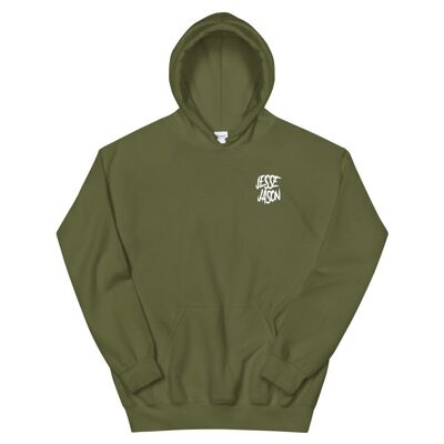 JESSE JASON huppari - Military Green - XL