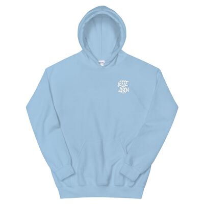 JESSE JASON huppari - Light Blue - 3XL