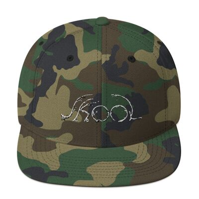 Tapio Skool Snapback - Green Camo