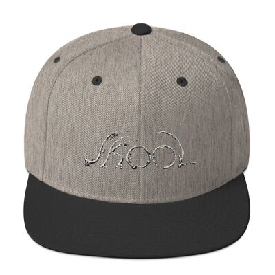 Tapio Skool Snapback - Jaspeado/Negro