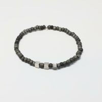 Gray rockery bracelet