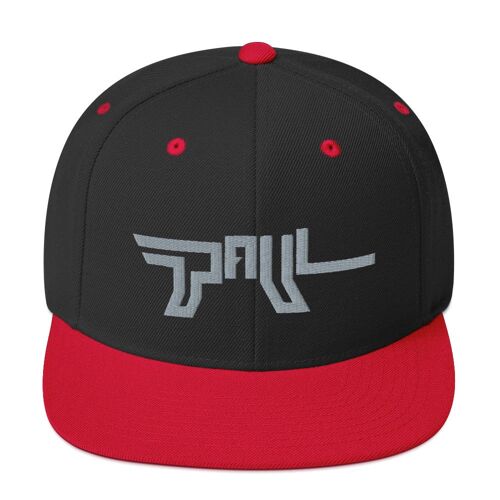 Paul Snapback - Black/ Red