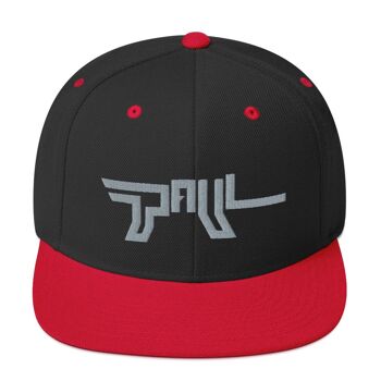 Paul Snapback - Noir/ Rouge 1