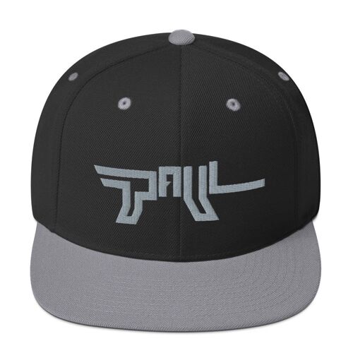 Paul Snapback - Black/ Silver