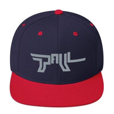 Paul Snapback - Navy/Rosso