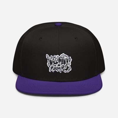 Gorra Hallittukaaos - Púrpura / Negro / Negro