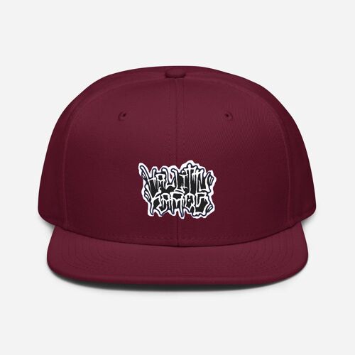 Hallittukaaos Snapback - Burgundy maroon