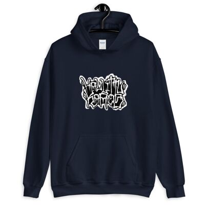 Hallittukaaos huppari - Navy - 5XL