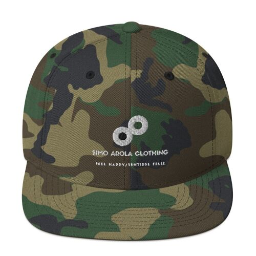 Snapback Simo Arola Clothing - Green Camo