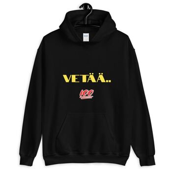 Vetää vaa huppari kaksipuolinen - Noir - 2XL 1