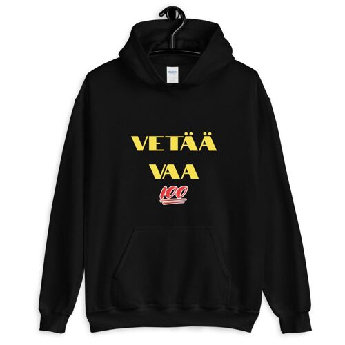 Vetää Vaa Huppari - Black - M