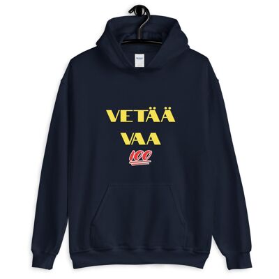 Vetää Vaa Huppari - Navy - L