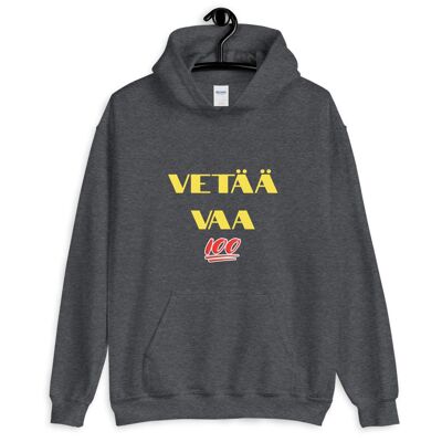 Vetää Vaa Huppari - Dark Heather - S