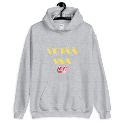 Vetää Vaa Huppari - Sport Grey - 4XL