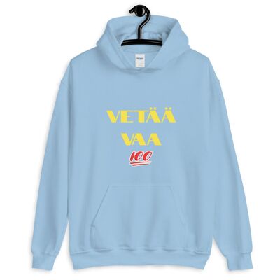 Vetää Vaa Huppari - Light Blue - XL