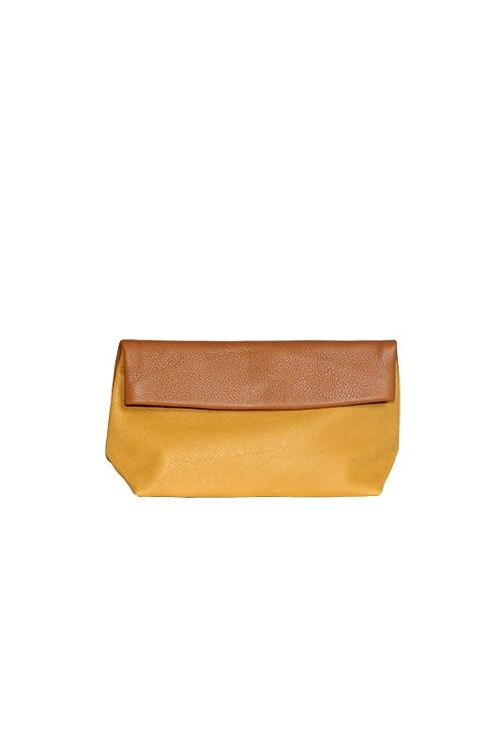 Pochette Medium Camel & Moutarde