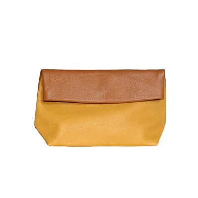 Large Camel & Mustard Pouch