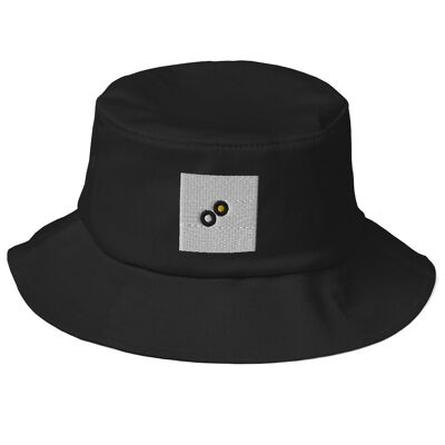 Old School Bucket Hat - Black
