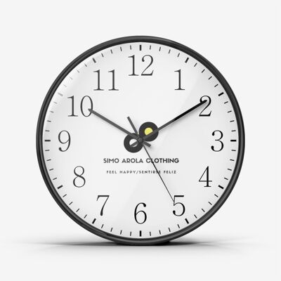 Wall Clock Silent Non Ticking Quality Quartz - 12''