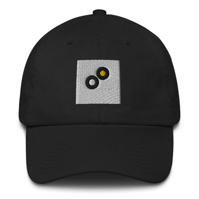 Casquette coton bouffée 3D made in USA - Noir