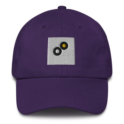 Casquette en coton 3D puff made in USA - Violet