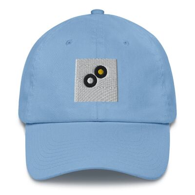 Casquette en coton 3D puff made in USA - Carolina Blue