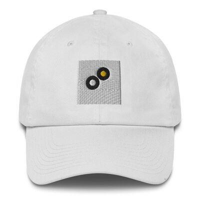 Cotton Cap 3D puff made in USA - White