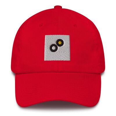 Cotton Cap 3D puff made in USA - Red