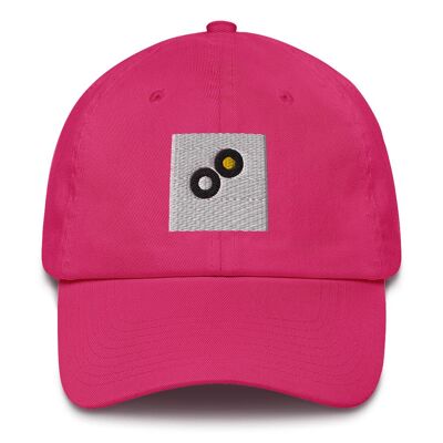 Cotton Cap 3D puff made in USA - Bright Pink