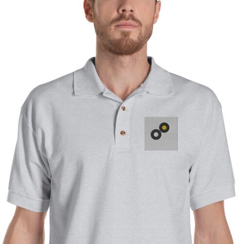 Embroidered Polo Shirt - Sport Grey - S