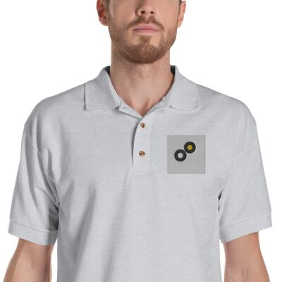Embroidered Polo Shirt - Sport Grey - XL