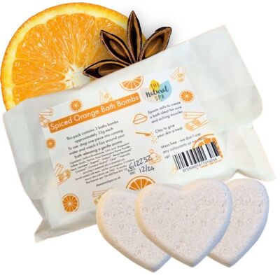 Spiced Orange Badebombe - 3er-Pack