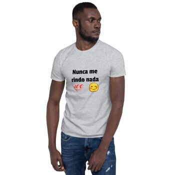 Camiseta Nunca me rindo nada - Sport Grey - M 1