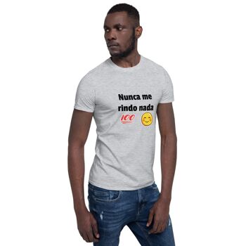 Camiseta Nunca me rindo nada - Gris Sport - 2XL 4