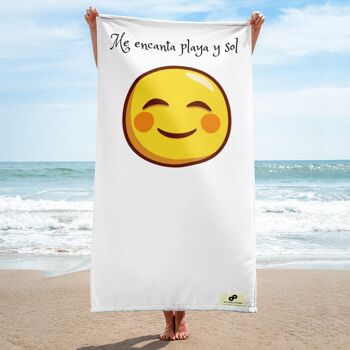 Serviette Me encanta playa y sol (made in USA)
