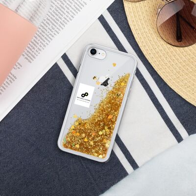 Liquid Glitter Phone Case - Gold - iPhone 7/8
