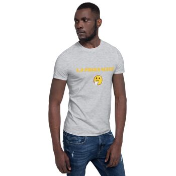 T-shirt unisexe à manches courtes LA PRISA MATA! - Chiné foncé - 3XL 10