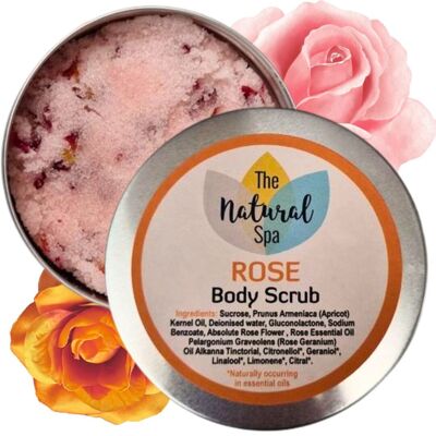 Scrub corpo alla rosa 200g