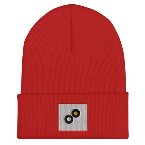 Cuffed Beanie - Red