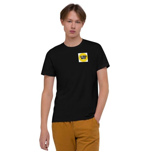 Unisex Organic Cotton T-Shirt la prisa mata - Black - S