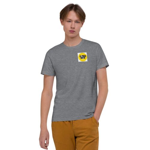 Unisex Organic Cotton T-Shirt la prisa mata - Grey Heather - M