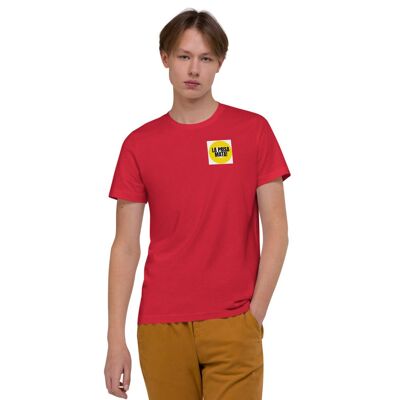 Unisex Organic Cotton T-Shirt la prisa mata - Red - S