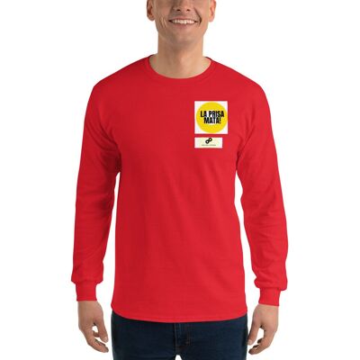 Men’s Long Sleeve Shirt la prisa mata - Red - M