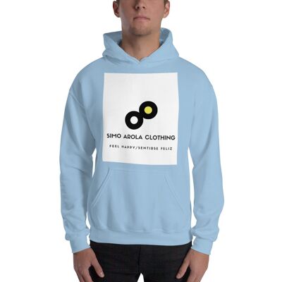 Unisex Fashion Hoodie - Light Blue - M