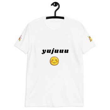 T-shirt Yujuu feliz - Blanc - 2XL 3