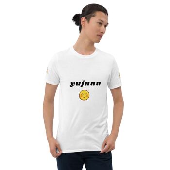 T-shirt Yujuu feliz - Blanc - 2XL 4