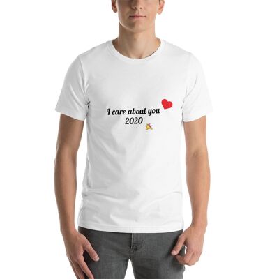I care about you T-Shirt - White - 3XL