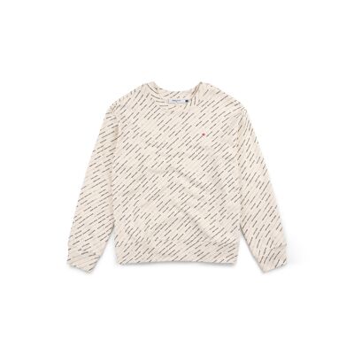 No.o12 - Monogram Sweatshirts Ivory